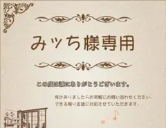 みッち様専用
