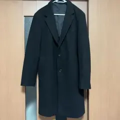 美品　ユナイテッドアローズ　チェスターコート　黒