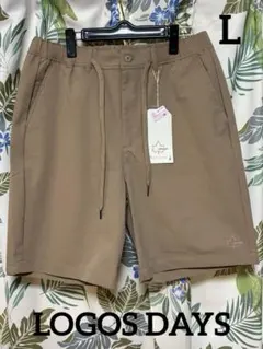 【新品】LOGOS DAYS ロゴスデイズ　しまむら　メンズ　ハーフパンツ　Lのサムネイル