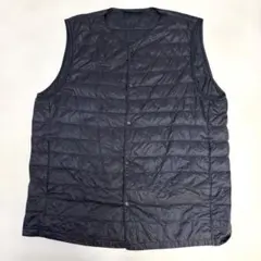 ユニクロ　メンズ　ウルトラライトダウンベスト　XL ネイビー
