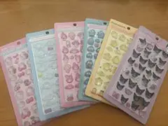 ボンボンドロップキャラクターシールセット 6枚