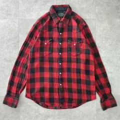 希少　80s 90s ポロカン　ポロカントリー　ウエスタンシャツ　長袖シャツ 1