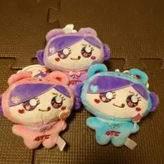 ★オークション出品★しなクママスコットぬいぐるみ 3種類セット