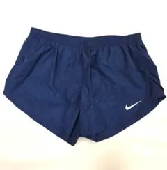 未使用　ナイキ ランニング ショートパンツ インナー付 レディース　L　ネイビーのサムネイル