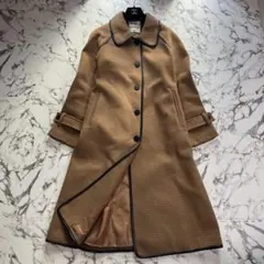 Fano Studios レザーパイピングコート