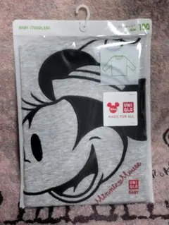 新品☆UNIQLO BABY ミニーマウス クルーネックTシャツ長袖100サイズ