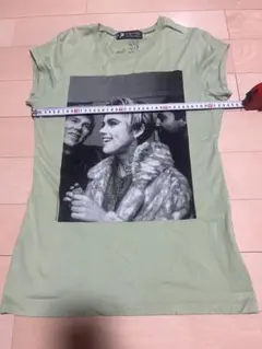 Andy Warhol フォトプリント 半袖Tシャツ ライトグリーンのサムネイル