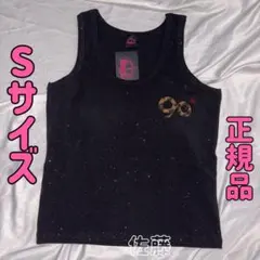 ラメ入り　Sサイズ　OG Logo Glitter Tank Top　黒×黄豹柄