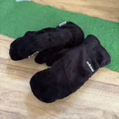 adidas フリースミトン 黒