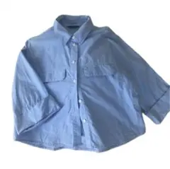 ZARA シャツ クロップド丈