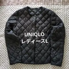 UNIQLO WARM PADDED キルティングジャケット L ブラック
