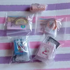 サンリオ 平成レトロ ミニ定規＆分度器 キーホルダー5種