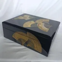 金蒔絵 漆器 文箱 扇面図 伝統工芸品 橋本漆芸 本蒔絵特選漆器 - メルカリ