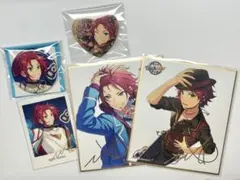あんスタ 衣更真緒 缶バッジ ぱしゃっつ 色紙 セット