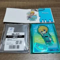 極楽湯　推しの子　銭湯錠風キーホルダー　ミニアクリルスタンド　アクア　2個セット