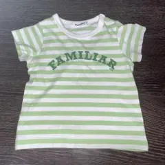 familiar ボーダートップス 90cm