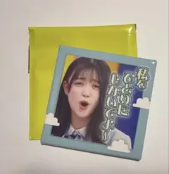 日向坂46 平尾帆夏 日向坂で会いましょう 쿠지 E賞 スクエア缶バッジ