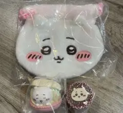 ちいかわ ガチャガチャ おかお巾着 きゃらマカロン 手作りおやつチャーム セット