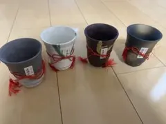 手作り風趣　逸器彩食　湯飲み4個セット