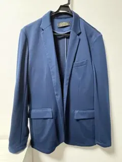 ネイビー テーラードジャケットとスラックスセット