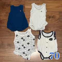 No.239 タンクトップロンパース ４枚セット