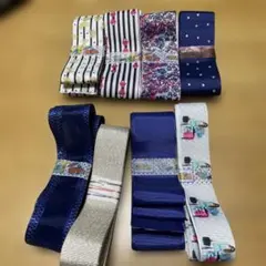 ブルー系　リボンセット
