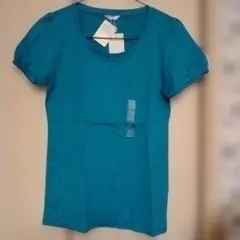 新品 エクストラファインコットン 半袖Tシャツ ブルー Sのサムネイル