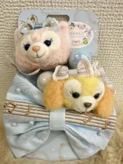 新品 上海ディズニー　限定 ヘアバンド&ヘアピンセット