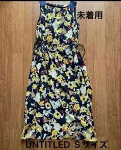 近年モデル⭐ センソユニコ Dw2R 花柄 総柄 ロングワンピース 洗える