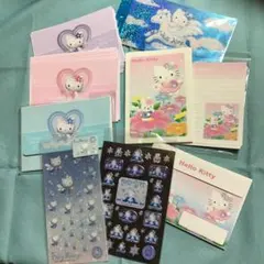 Hello Kitty メモ用紙とシールセット