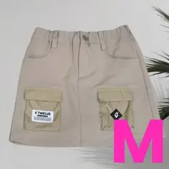 【新品】V12 ゴルフ　スカート　ベージュ　Mサイズ