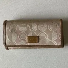 CROCODILE ベージュ 円形模様 長財布のサムネイル
