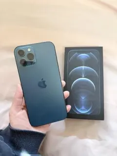 Apple iPhone 12 Promax 128GB パシフィックブルー本体