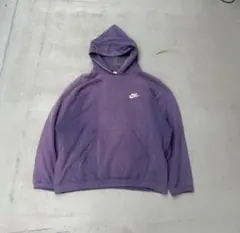 鬼フェード　ナス紺　NIKE パーカー　USA製　90s 銀タグ