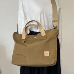 日本製　REGALO カーキ ナイロン トートバッグのサムネイル