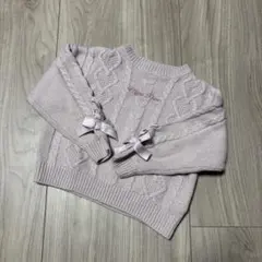 mezzo piano セーター 120cm リボン