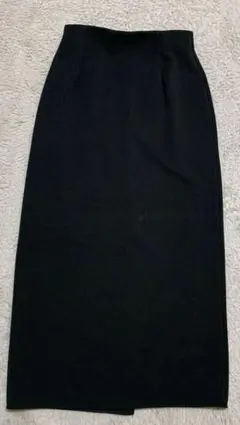 ユニクロ　ストレッチダブルフェイスナロースカート　Sサイズ　ブラック