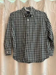 Ralph Lauren ボタンダウンシャツ 110サイズ グリーン系チェック
