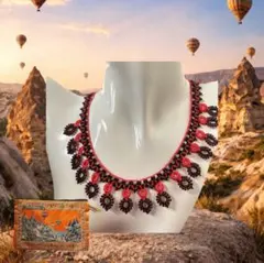 【ポーチ付き】トルコのネックレス(オヤネックレス)