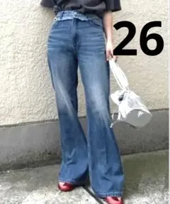 センタープレススリットデニム