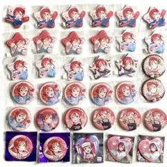 ラブライブ　スーパースター　米女メイ　星型　スクエア　缶バッジ　74点セット ラブライブ スーパースター 米女メイ 星型 スクエア 缶バッジ 74点