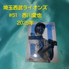 【即購入可】埼玉西武ライオンズ　西川愛也　カード