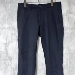 Green Label Relaxing Balli S ネイビー スラックス