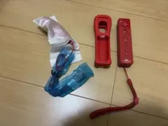 Wii リモコン 赤　ヌンチャクあり