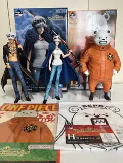 一番くじ ワンピース A賞女ロー ・B賞ベポ ・D賞ロー　おまけ付き