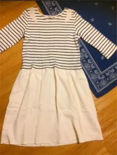 ボーダーワンピース【earth music & ecology 】