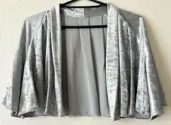 AIMER ボレロ シルバー ベロア 9号 結婚式 パーティー