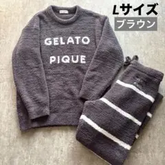 【HOMME】パウダーロゴジャガードプルオーバー&ロングパンツセット ジェラピケ