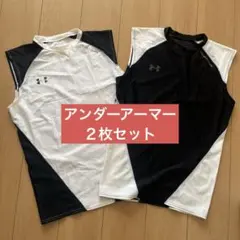 Under Armour アンダーシャツ ホワイト/ブラック