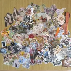 コラージュ素材　ステッカー300枚